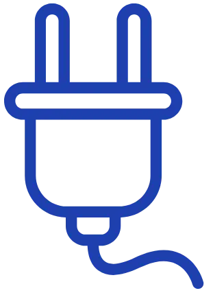 Strom anschließen, fertig