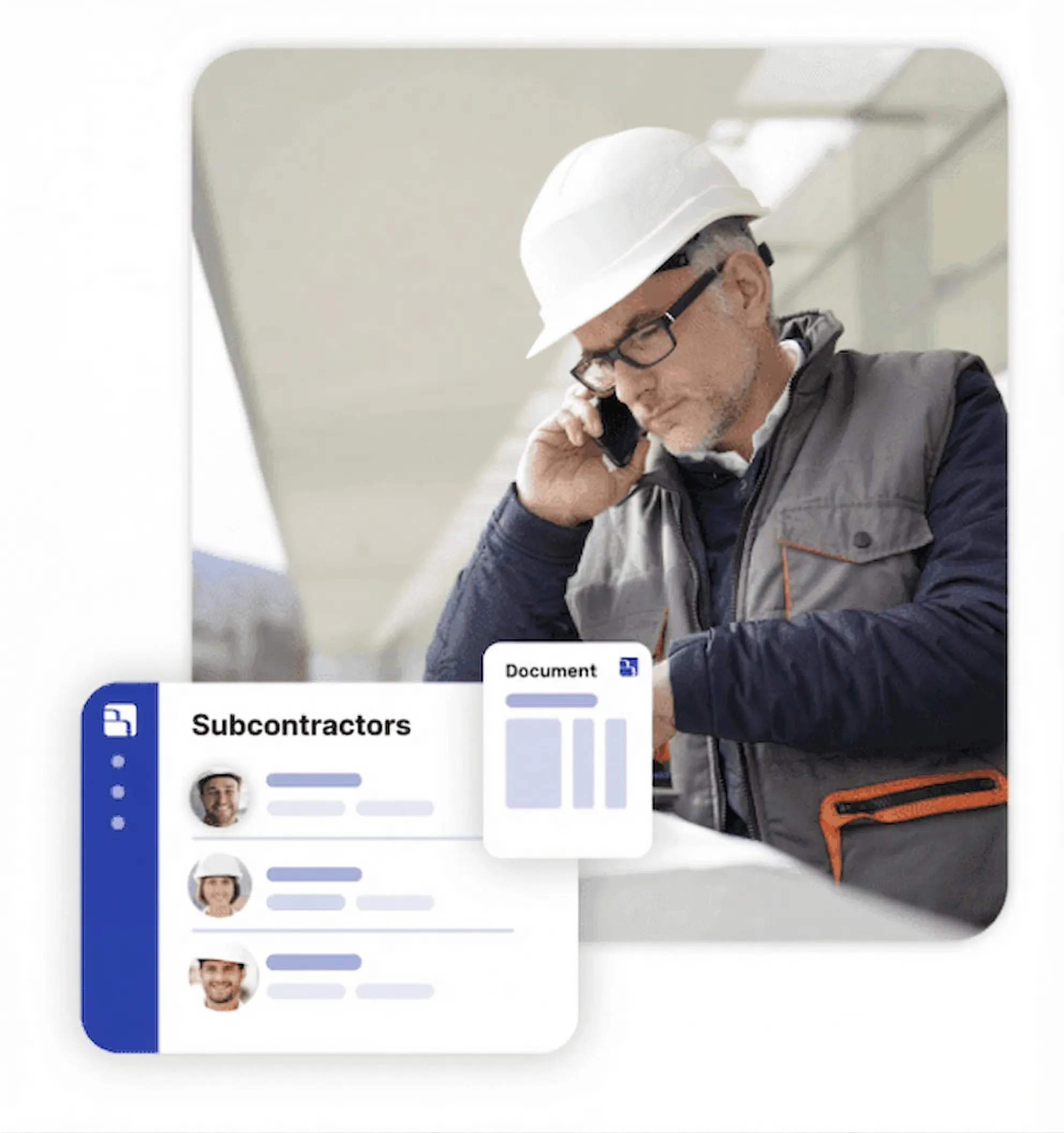 Save time thanks to easy subcontractor management