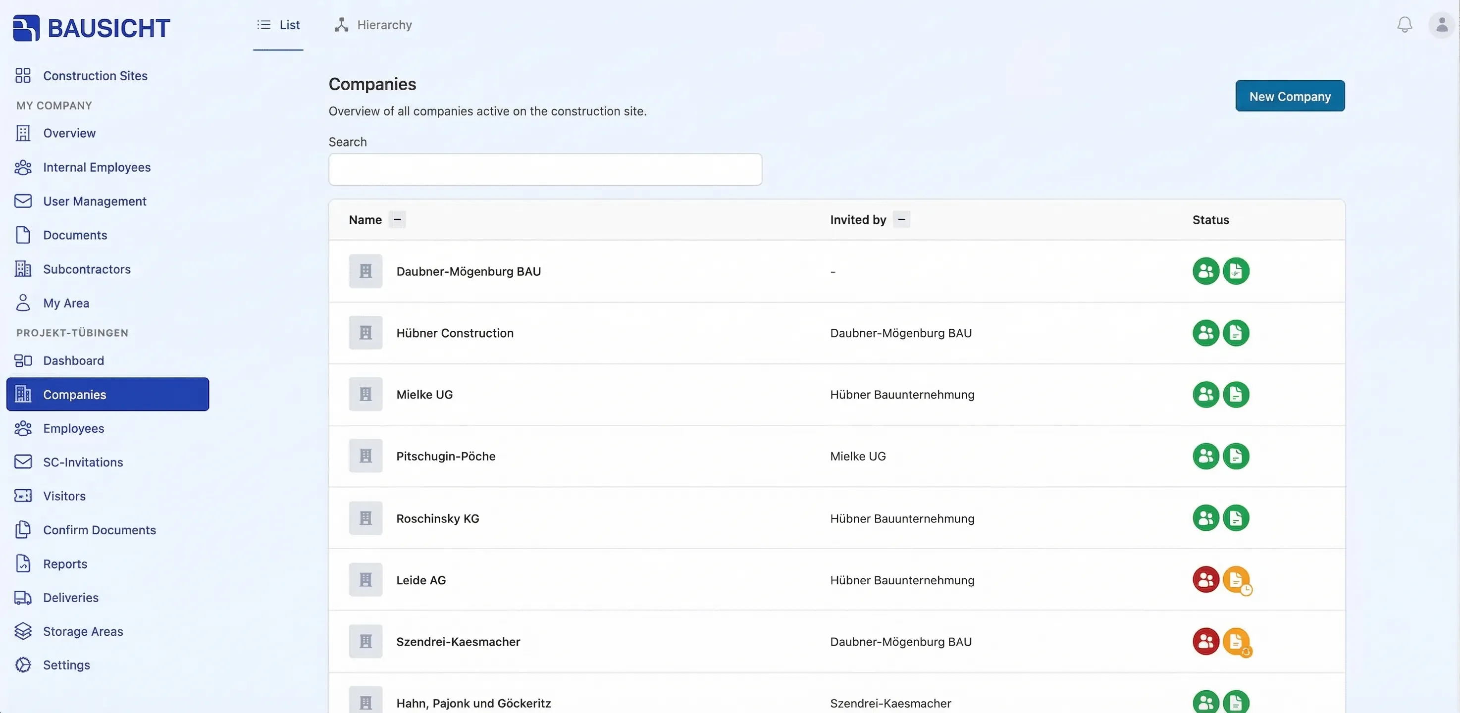 Subcontractor Documents