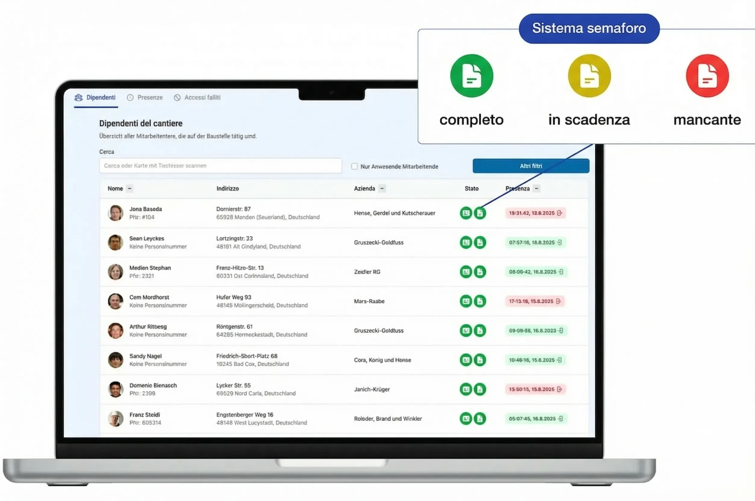 Sei un coordinatore della logistica di cantiere, non un avvocato
