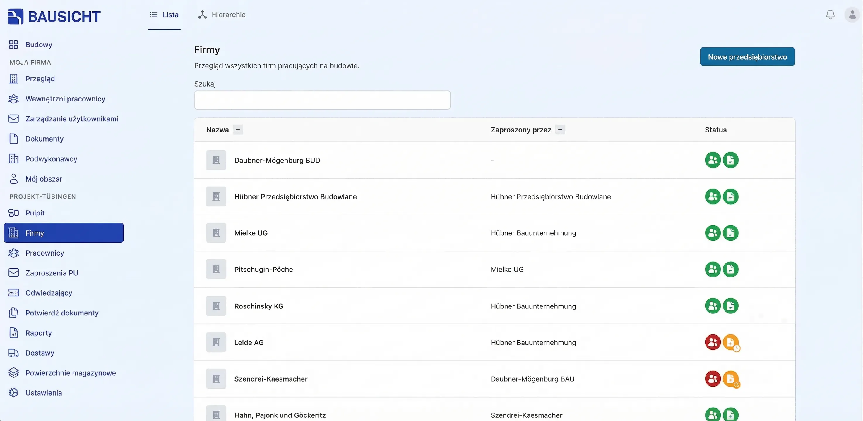 Dokumenty Podwykonawców